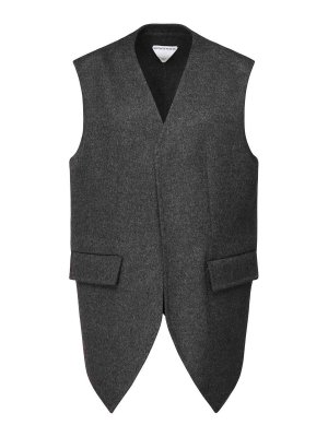 BOTTEGA VENETA: vests - Double-Faced Wool Vest