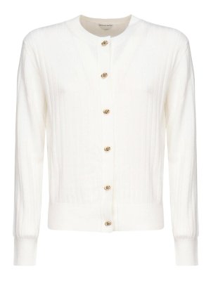 BOTTEGA VENETA: カーディガン - カーディガン - 白