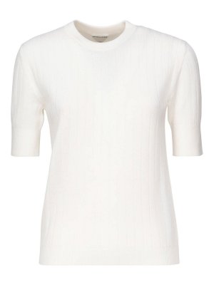 BOTTEGA VENETA: Suéteres con cuello pico - Suéter Cuello Redondo - Blanco