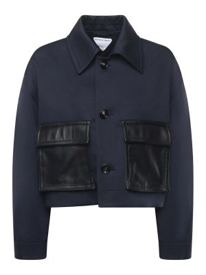 BOTTEGA VENETA: blazers - Wool And Cotton Jacket