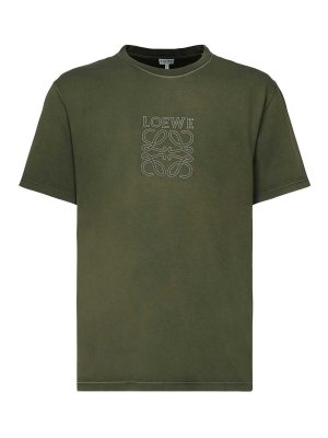 LOEWE: t-shirts - Cotton T-Shirt With Logo