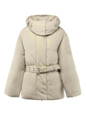 Acne Studios: padded jackets - Hooded Puffer Jacket