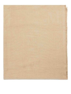 Max Mara: Schals - Schal - Beige
