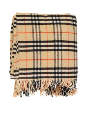 BURBERRY: blankets & throws - Check Blanket