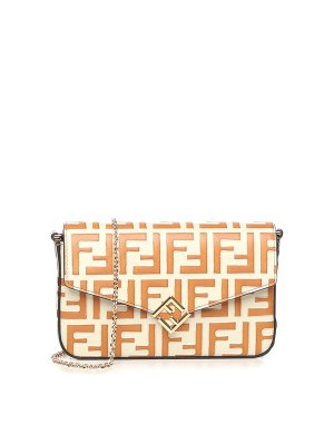 FENDI: wallets & purses - Ff Diamonds Chain Wallet