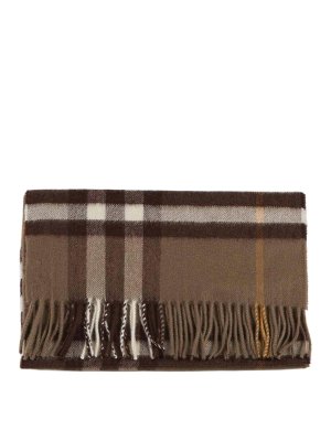 BURBERRY: Bufandas y pañuelos - Bufanda - Marrón