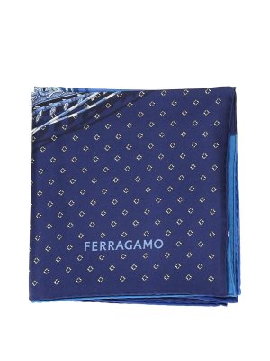 FERRAGAMO: scarves - Silk Scarf With Print
