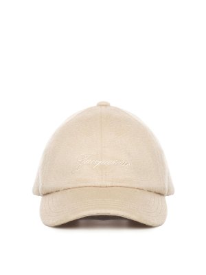JACQUEMUS: hats & caps - Cashmere Baseball Cap
