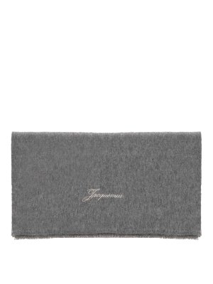 JACQUEMUS: Bufandas y pañuelos - Bufanda - Gris
