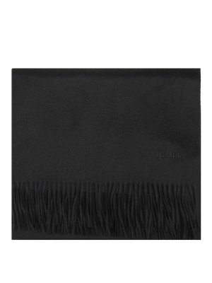 Max Mara: Bufandas y pañuelos - Bufanda - Negro