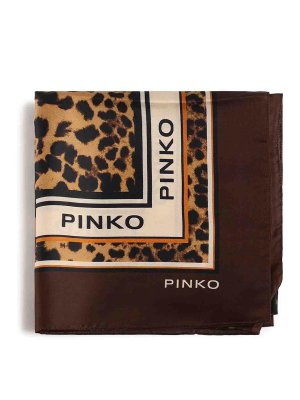 Pinko: scarves - Leopard Print Scarf