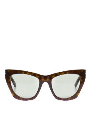 SAINT LAURENT: Occhiali - Occhiali Kate Sl 214 in acetato