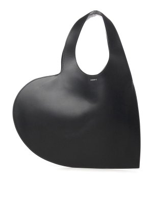 COPERNI: cross body bags - Double Heart Leather Bag