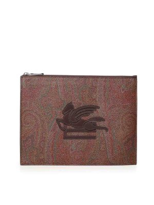 ETRO: clutches - Essential Paisley Pouch