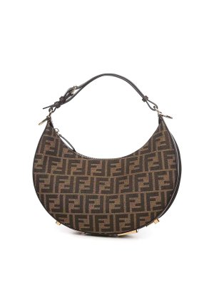 FENDI: shoulder bags - Small Graphy Hobo Bag