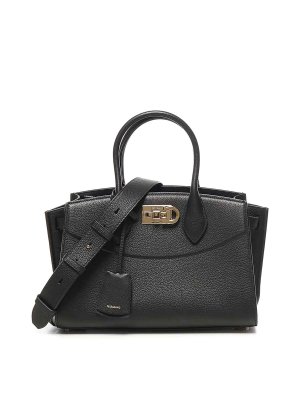 FERRAGAMO: Sacs à main - Sac Cabas - Noir