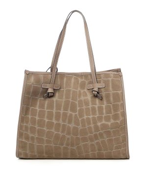 GIANNI CHIARINI: Handtaschen - Shopper - Beige