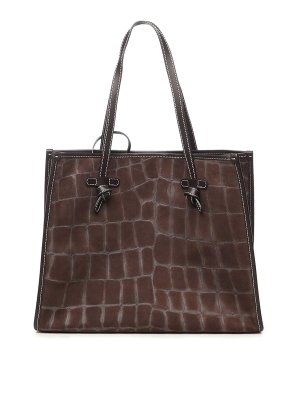 GIANNI CHIARINI: Handtaschen - Shopper - Braun