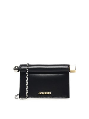 JACQUEMUS: Bolso clutch - Bolso Clutch - Negro