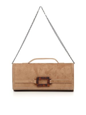 ROGER VIVIER: Bolso clutch - Bolso Clutch - Beis