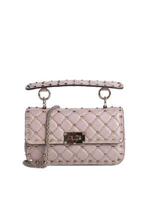 VALENTINO GARAVANI: totes bags - Rockstud Spike Mini Chain Bag