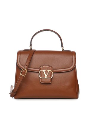 VALENTINO GARAVANI: totes bags - 9To5 Leather Bag