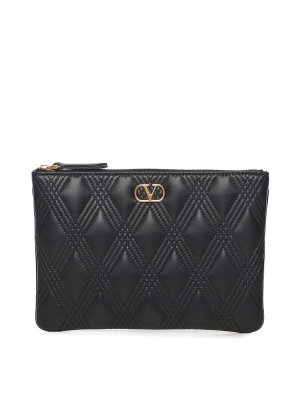 VALENTINO GARAVANI: Bolso clutch - Bolso Clutch - Negro