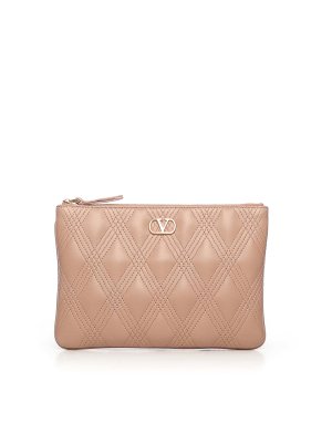 VALENTINO GARAVANI: clutches - Quiltie 67 Clutch Bag