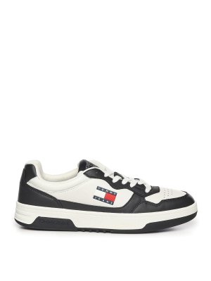 TOMMY HILFIGER: sneakers - Sneakers In Pelle Con Logo