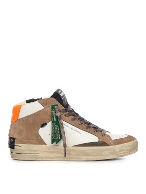 CRIME LONDON: trainers - Sk8 Deluxe Mid Sneakers