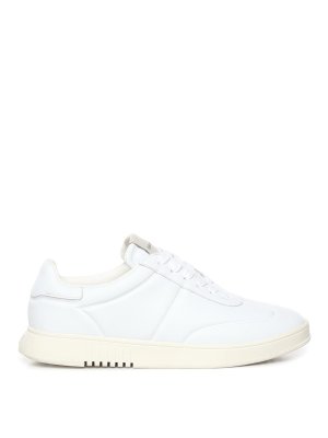 EMPORIO ARMANI: sneakers - Sneaker In Pelle Con Logo