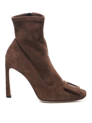 ROGER VIVIER: ブーティー - アンクルブーツ - ブラウン