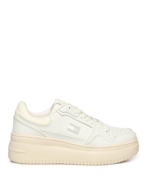 TOMMY HILFIGER: trainers - Leather Sneakers