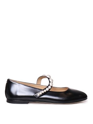 MACH & MACH: flat shoes - Shiny Calfskin Ballet Flats