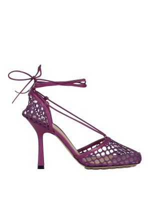 BOTTEGA VENETA: court shoes - Mesh And Leather Dcollet