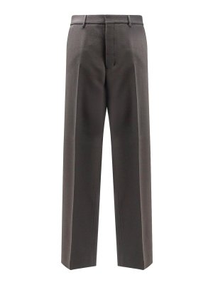 AMI PARIS: Pantalons casual - Pantalons Décontractés - Gris