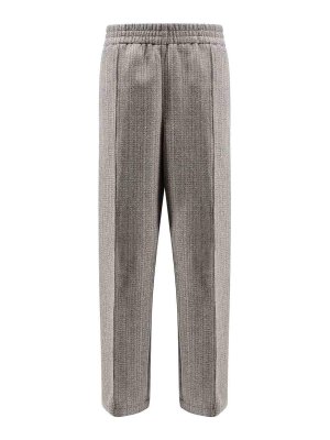 AMI PARIS: Pantalons casual - Pantalons Décontractés - Gris Clair