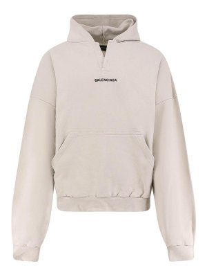 BALENCIAGA: Sudaderas y suéteres - Sudadera - Blanco
