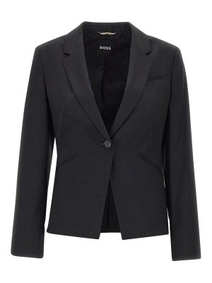 Hugo Boss: blazers - Blazer Jia9 In Lana Vergine