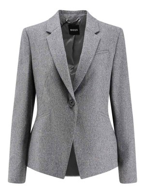 Hugo Boss: blazers - Blazer Jia9 In Lana Manteco
