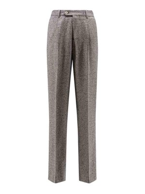 BRUNELLO CUCINELLI: Pantalons casual - Pantalons Décontractés - Gris