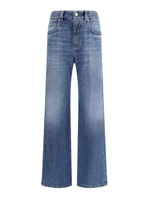 BRUNELLO CUCINELLI: Jeans à jambe droite - Jean Droit - Bleu