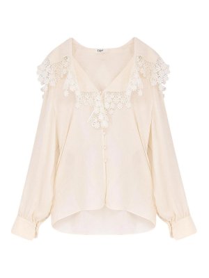 CHLOE': shirts - Printed Silk Shirt