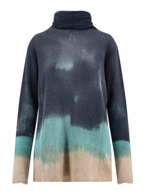 F CASHMERE: Cuellos altos y polos - Suéter Con Cuello Alto - Negro