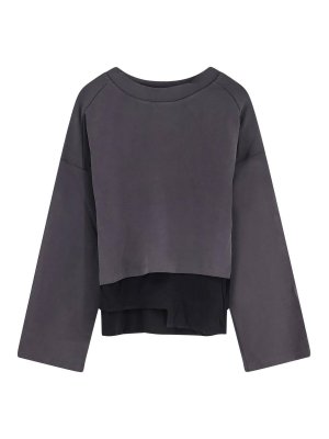 IXOS: Suéteres con cuello pico - Suéter Cuello Redondo - Gris