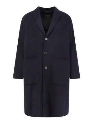 PALTO': Knielange Mäntel - Knielanger Mantel - Schwarz