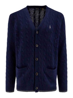 POLO RALPH LAUREN: Cardigans - Cardigan - Dunkelblau