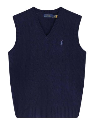 POLO RALPH LAUREN: waistcoats & gilets - Waistcoat in wool and cashmere