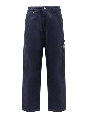 STONE ISLAND: Pantalons casual - Pantalons Décontractés - Bleu