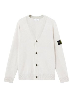 STONE ISLAND: Cárdigans - Cárdigan - Blanco